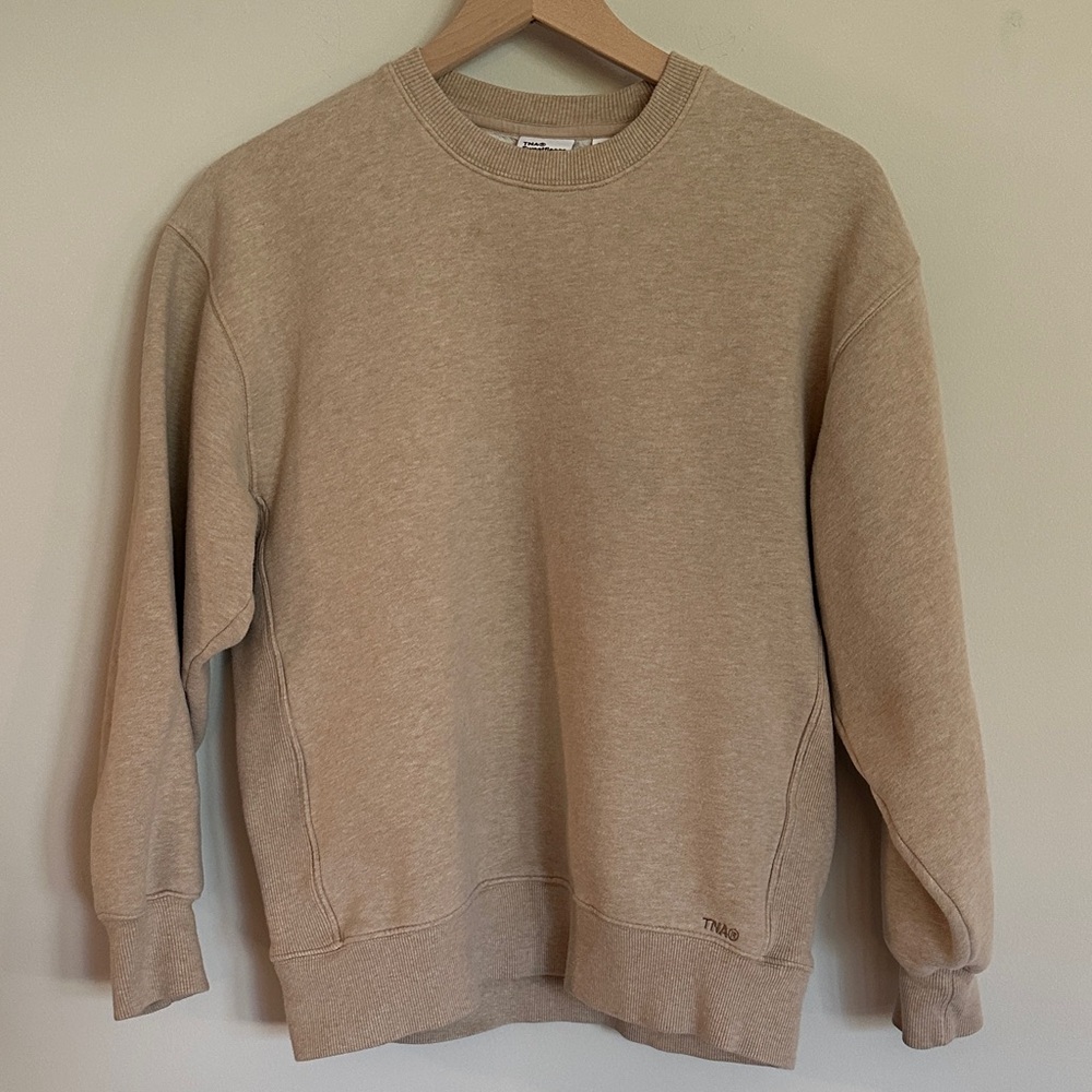 TNA Sweatfleece Cozy Fleece Boyfriend Fit Sweatshirt